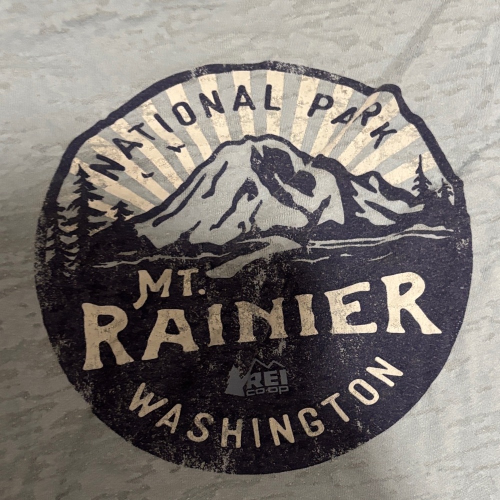 Blue Brooks & REI Mt. Rainier Graphic T-Shirt - Picture 3 of 3